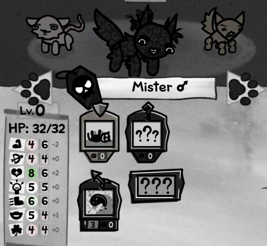 Assign your class based on starting abilities and stats